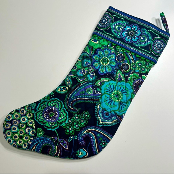 Vera Bradley Blue Rhapsody Christmas Stocking - Picture 2 of 7